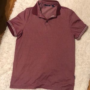 Men’s red/ maroon polo